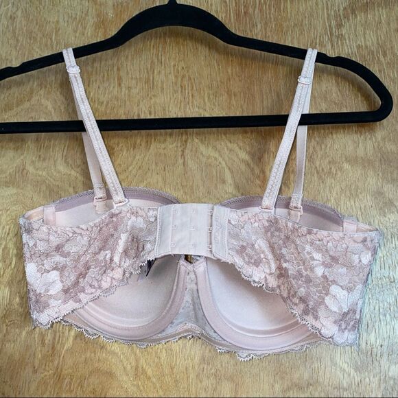 Adore Me Push Up Pink Lace Bra/Bralette - Picture 8 of 12